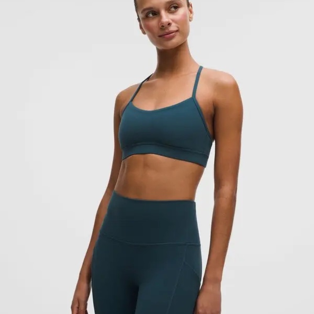 Lululemon Flow Y Bra Nulu - Indochine Blue